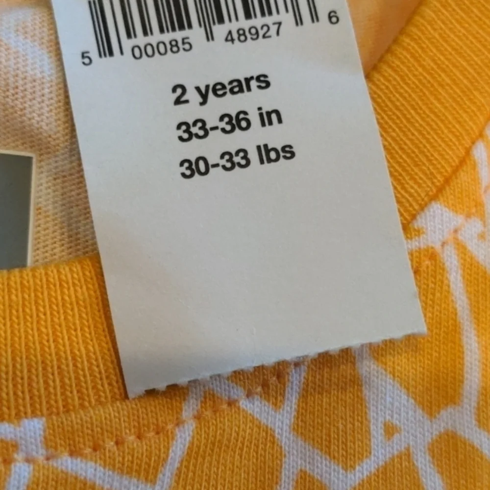 Gap Playtime Favorites Pineapple Print Short Sleeve Pocket Tee size 2 Toddler